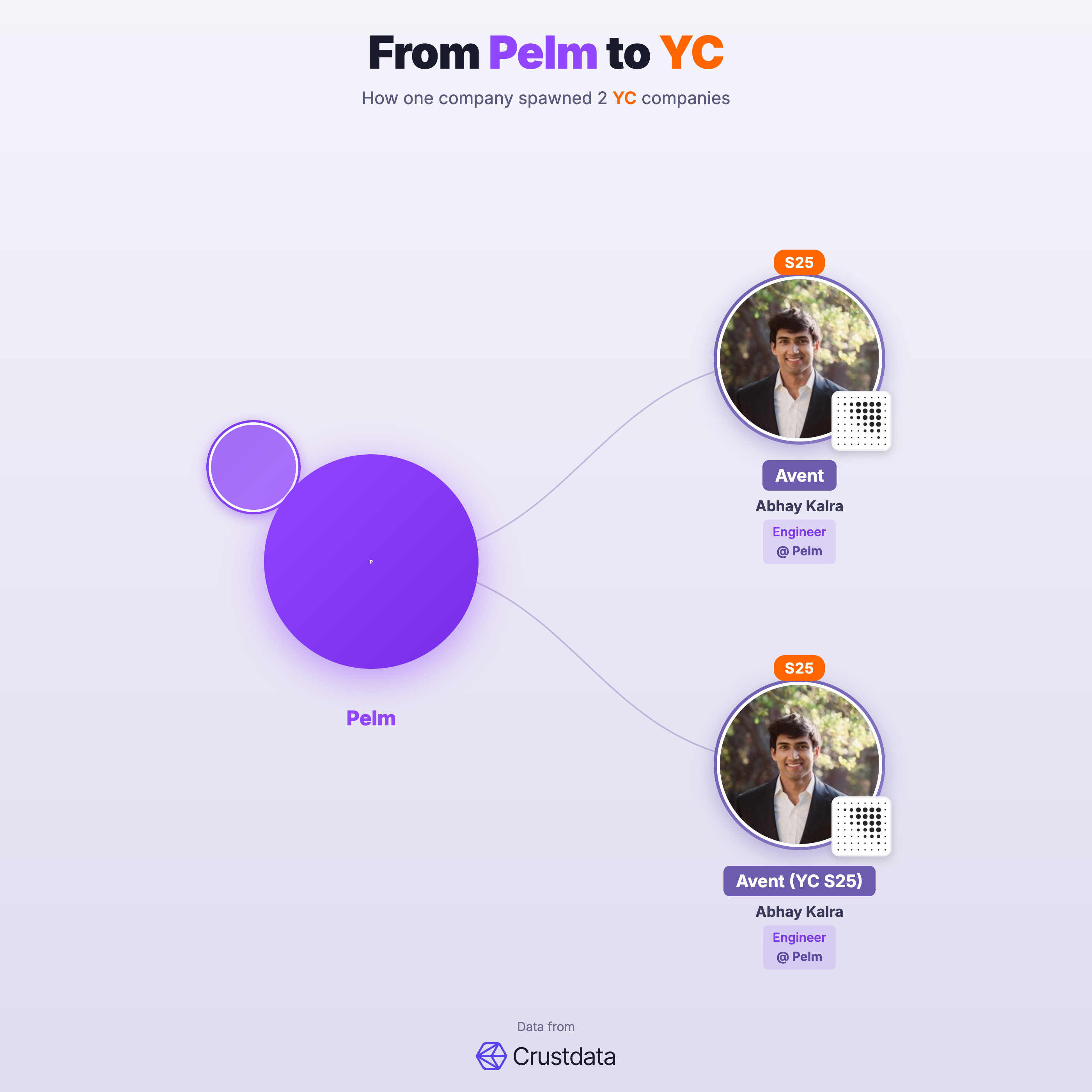Pelm Founder Genealogy Tree - YC Alumni Startups